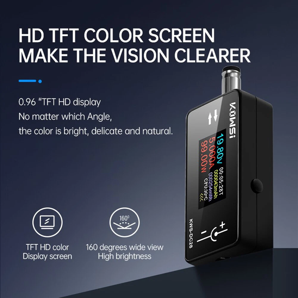 efillooc kowsi kws-dc28 voltage tester power meter