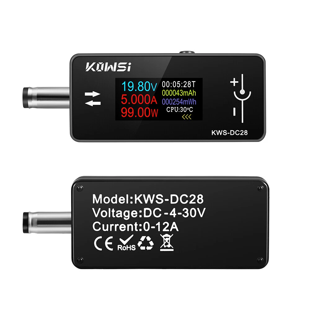 efillooc kowsi kws-dc28 voltage tester power meter