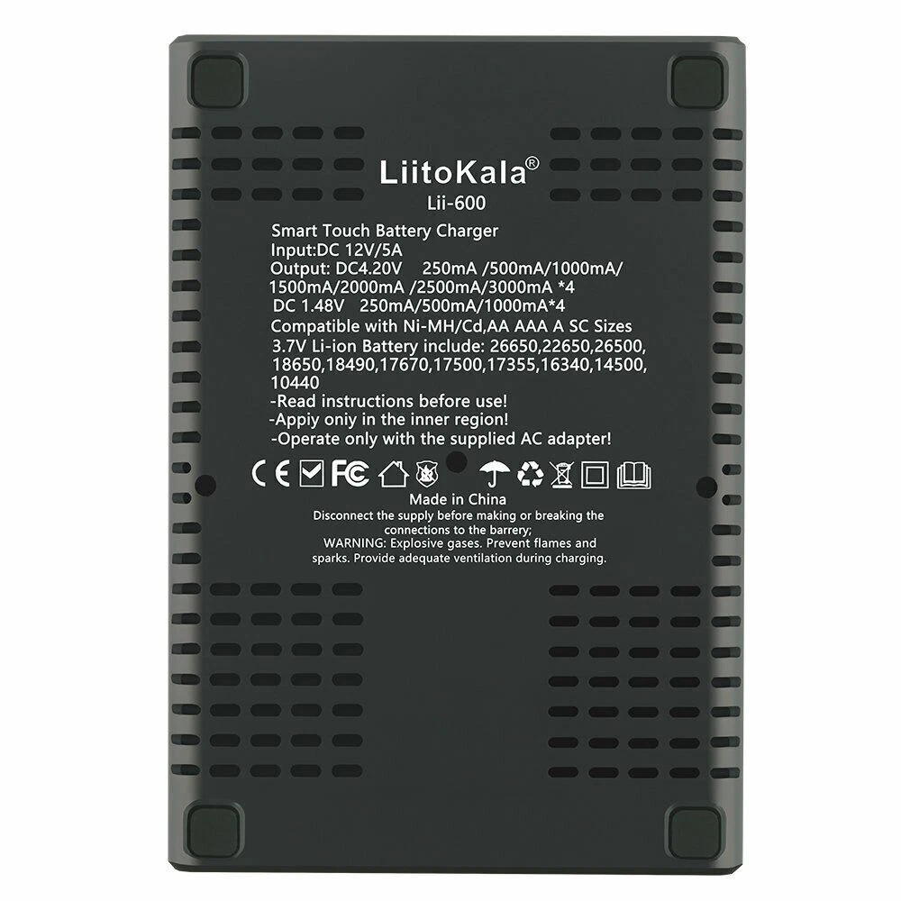 efillooc liitokala lii-600 3A smart charger aa 18650 (1) efillooc liitokala lii-600 3A smart charger aa 18650