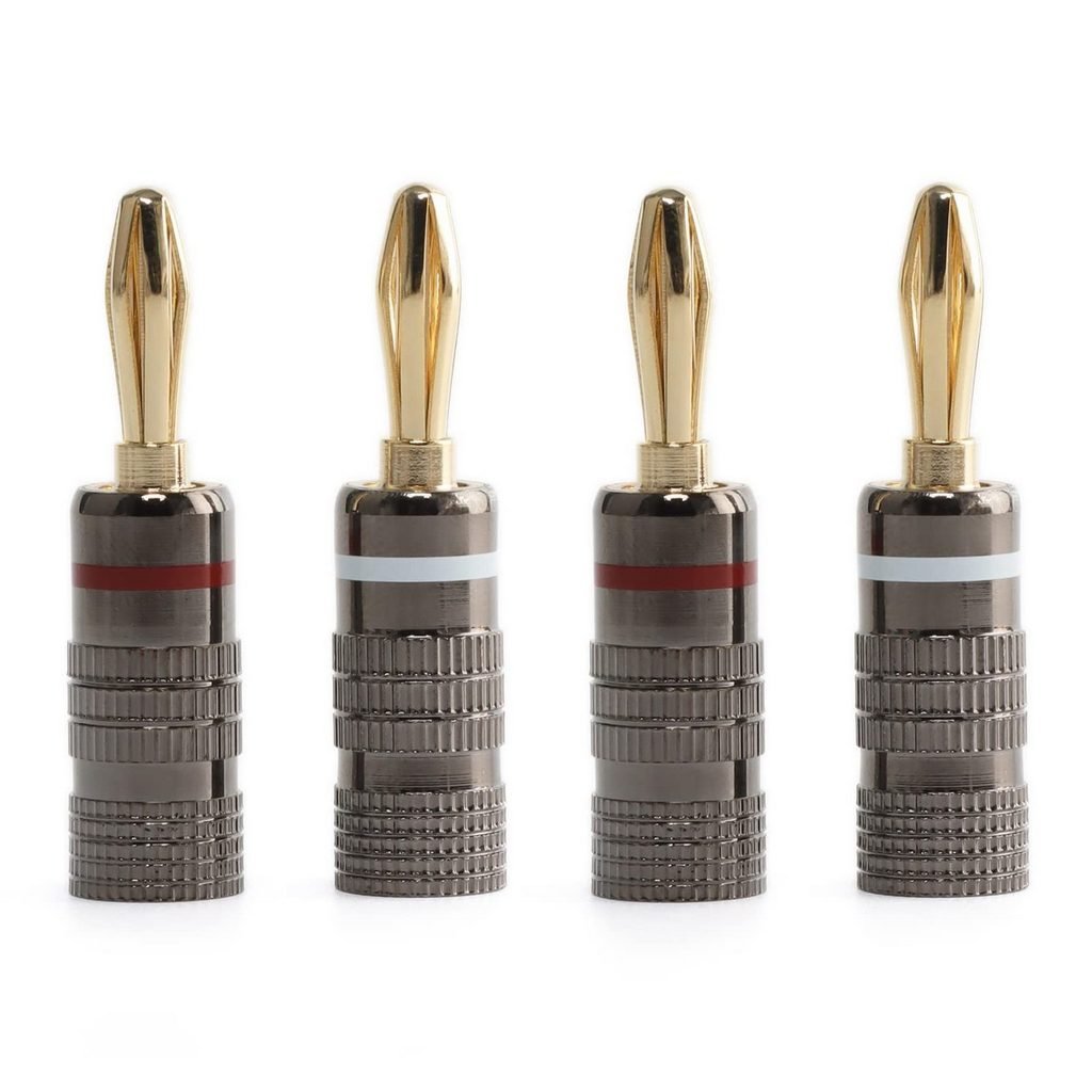 efillooc 4mm banana plug connector for fosi audio