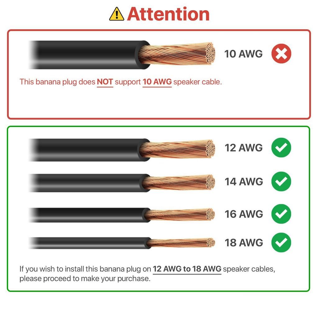 efillooc 4mm banana plug connector for fosi audio