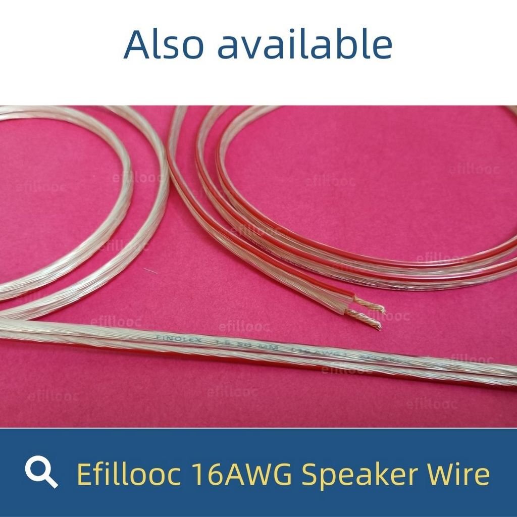 efillooc 4mm banana plug connector speaker wire 16awg finolex