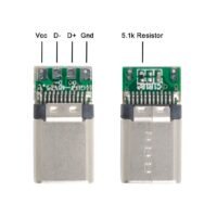  DIY Type-C USB-C Connector Male Plug with Case Shell Housing