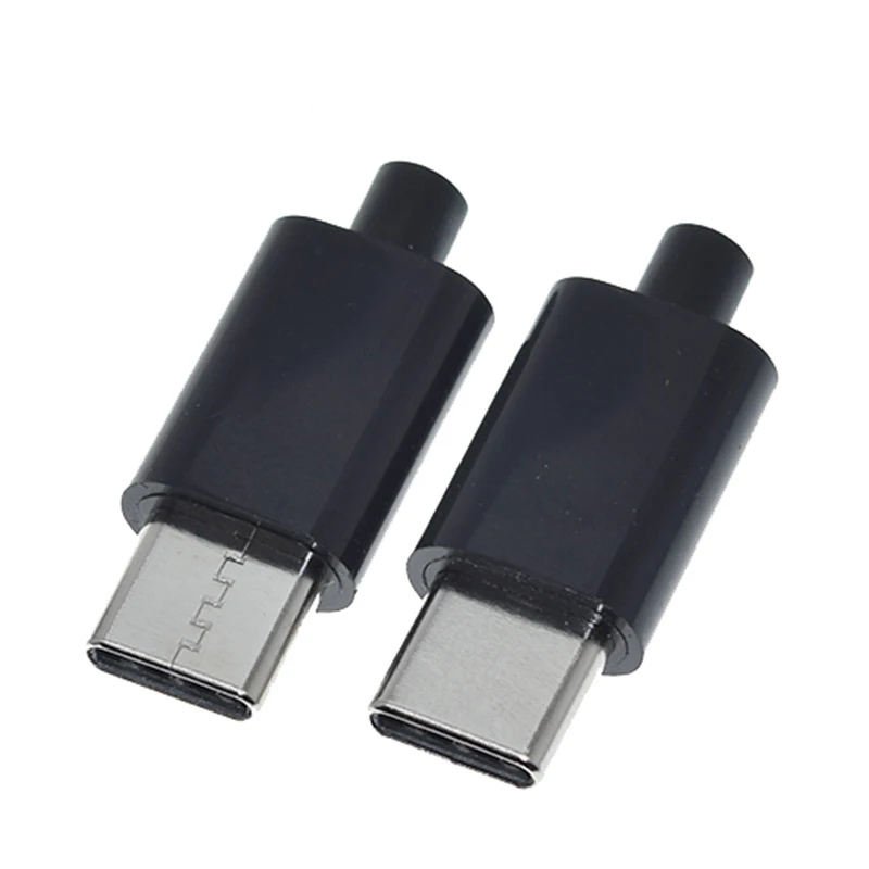  DIY Type-C USB-C Connector Male Plug with Case Shell Housing