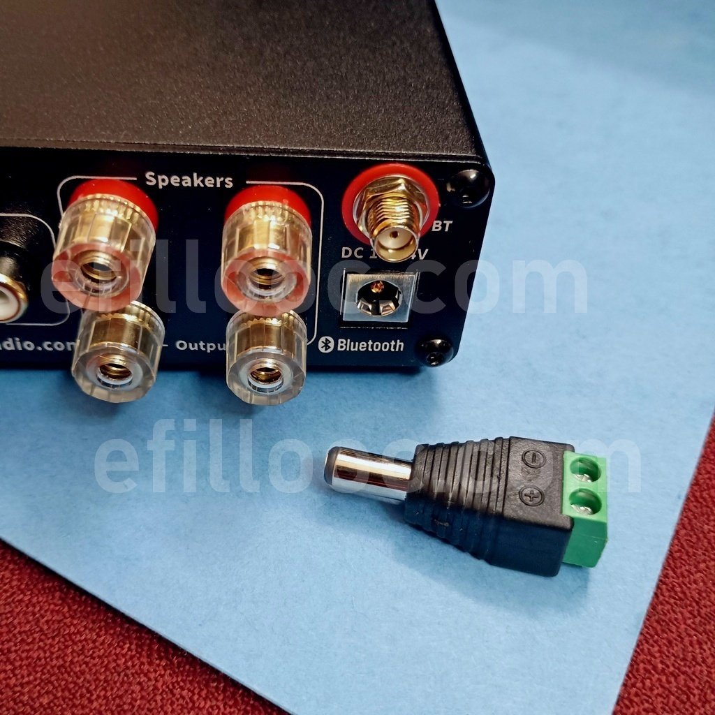 efillooc dc 5.5x2.5mm jack male female w terminal