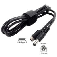 Efillooc USB-C to DC 12V cable 5.5x2.1mm Trigger Decoy Power Cable