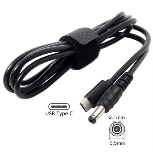 Efillooc USB-C to DC 12V cable 5.5x2.1mm Trigger Decoy Power Cable