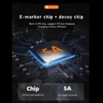 efillooc usb-c to dc pd 100w converter plug