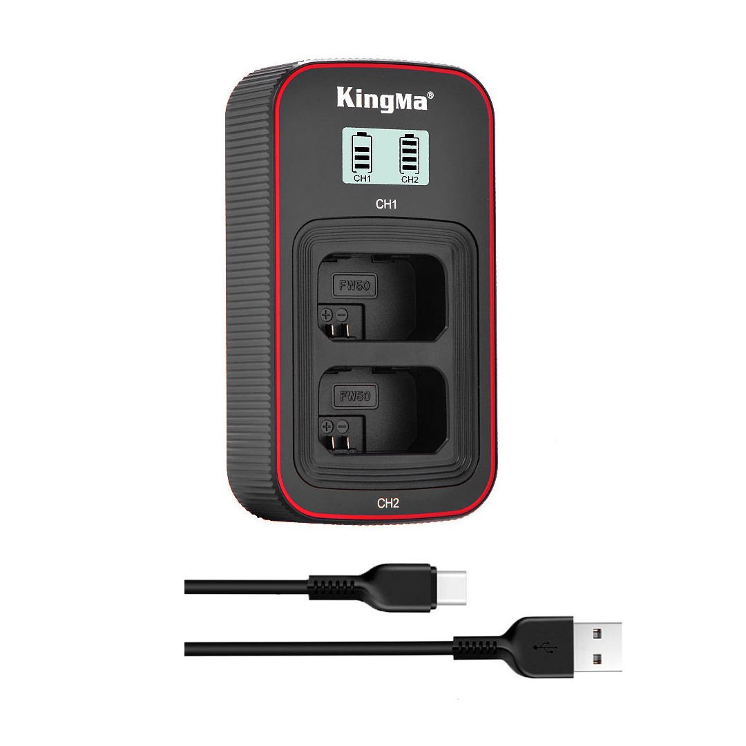 kingma bm-058 for sony NP-fw50 battery charging