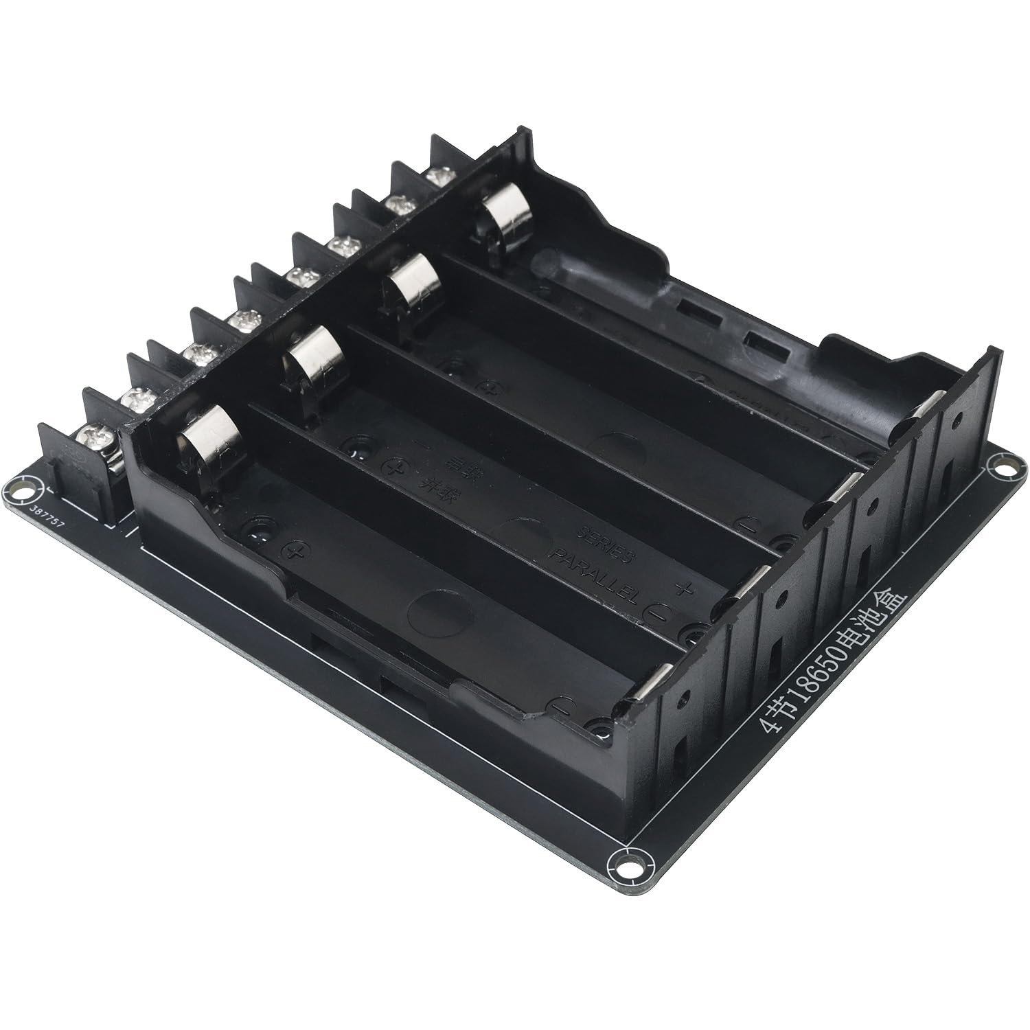 efillooc 4 cell 18650 battery box holder series parallel connection