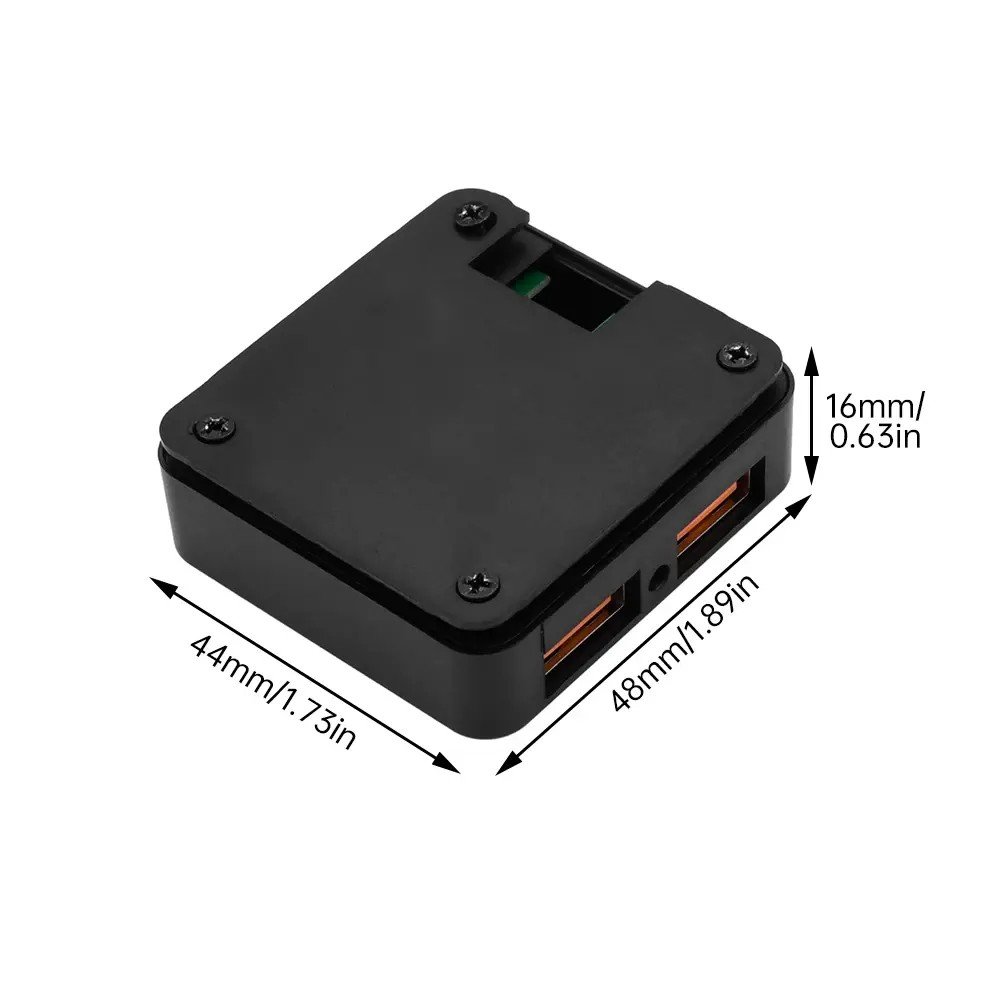 efillooc solar regulator QC3 3A USB 2 port module (1) 2 USB Port Solar Charger QC-2.0/3.0 Voltage Regulator Module for DIY Electronics Hobby