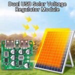 efillooc solar regulator QC3 3A USB 2 port module (2)
