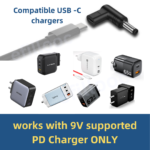 efillooc usb c to dc conveter for casio sa-47 ctk-1200 sa-76