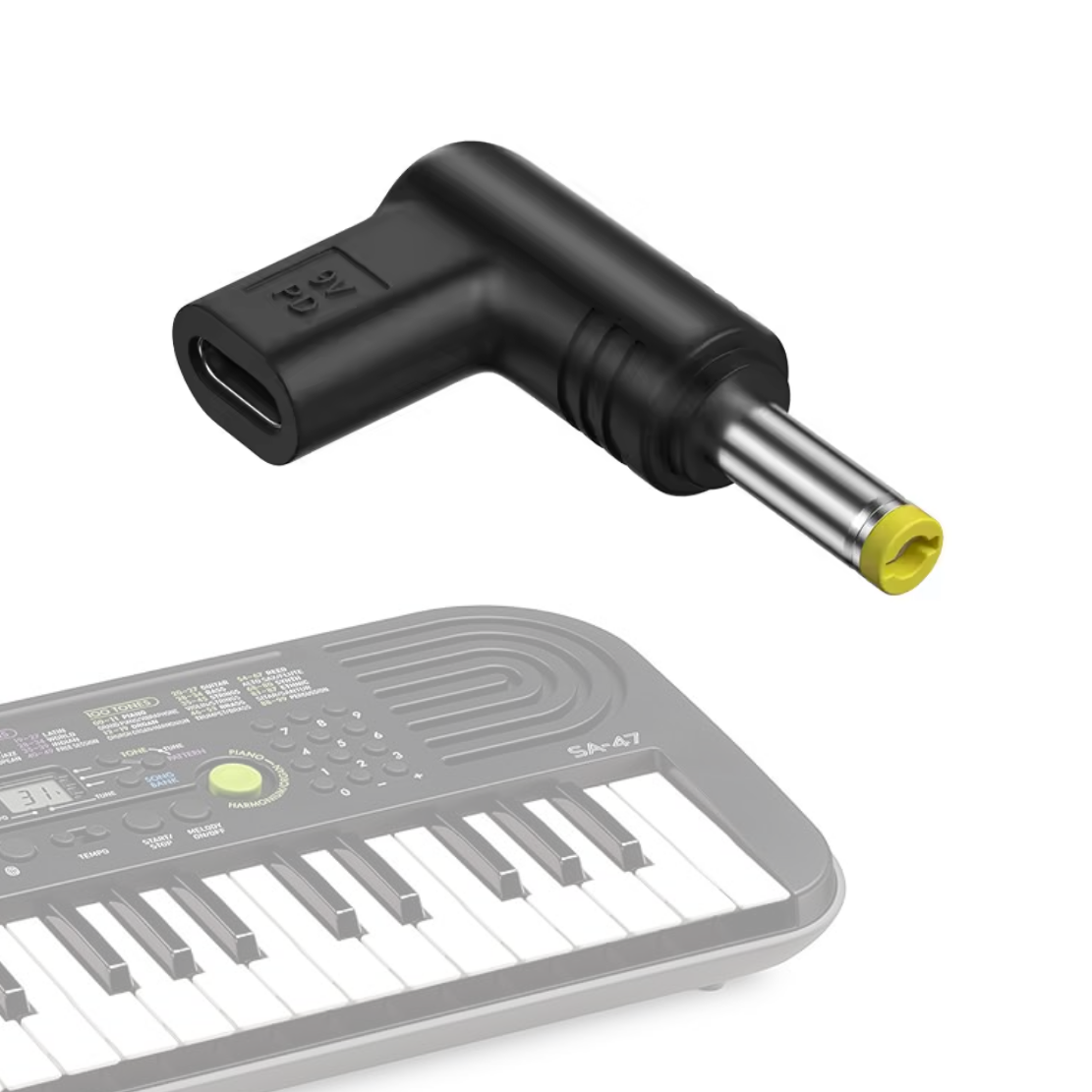 efillooc usb c to dc conveter for casio sa-47 ctk-1200 sa-76