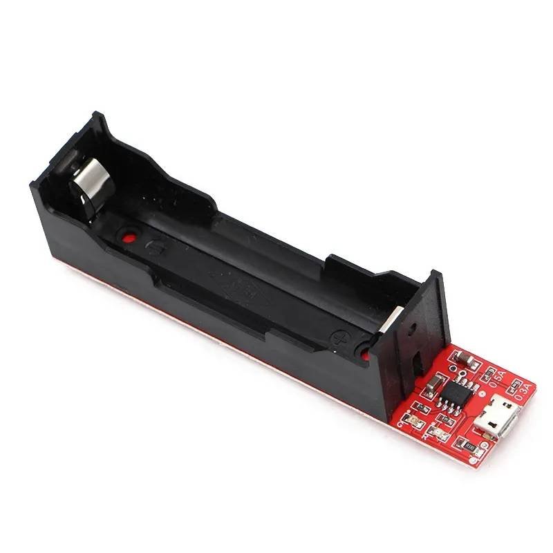 Efillooc TP4056 1-Cell 18650 Charger Module with holder