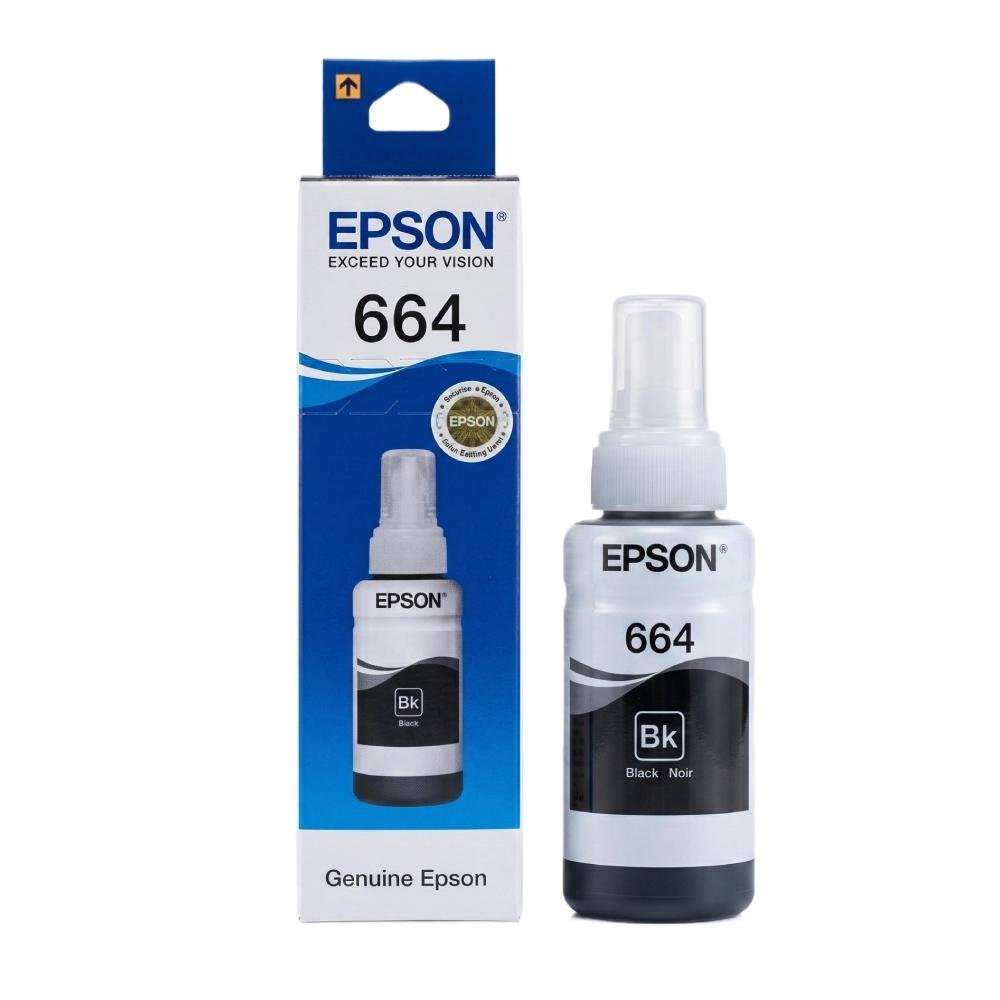 efillooc epson t664 black ink bottle 70ml L360 L365 L100 L200 L300 L405 L1300