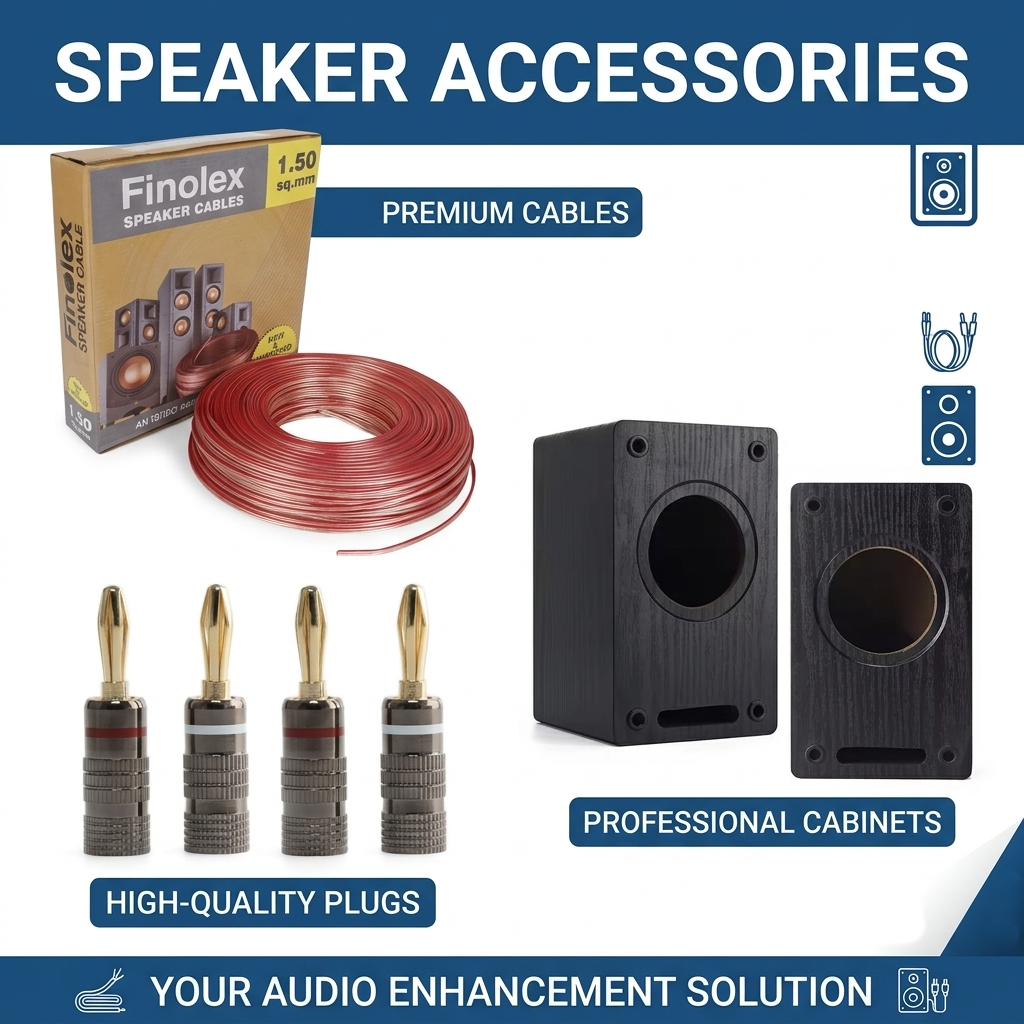 efillooc speaker accessories wire banana plug cabinet 1 efillooc 3 inches speaker box enclosure 9mm mdf wood grain pvc finish